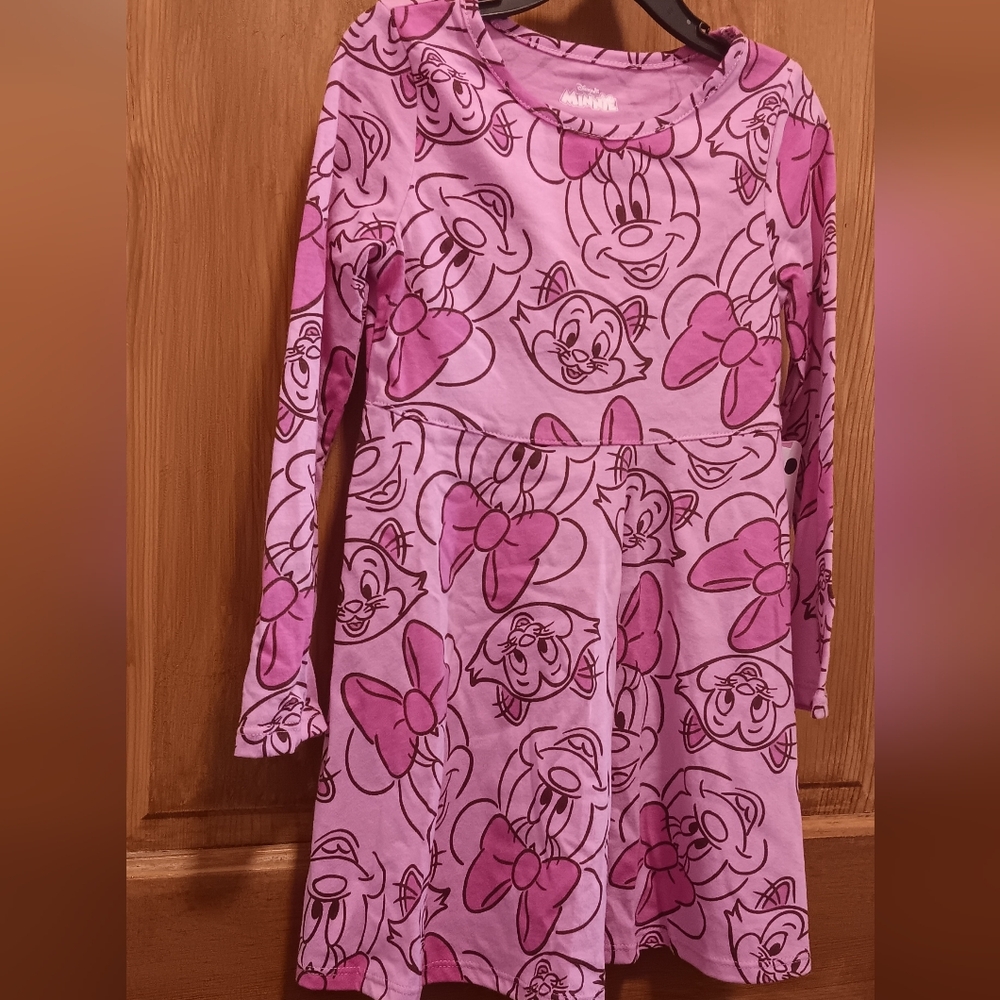 NWT Pink Disney Minnie Mouse Dress Girls Size: 5t - Picture 5 of 7